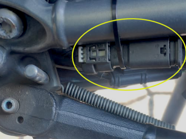 BMWに装着した様子